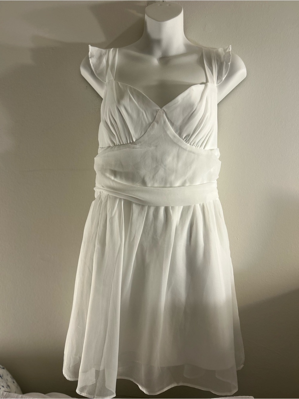 Princess Polly So Sweet Mini Dress White NWT Size 8
